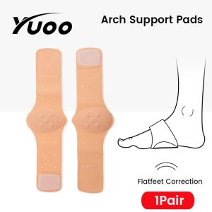 Yuoo 1 cặp dáng cong hỗ trợ chỉnh hình miếng đệm chân nam nữ flatfeet chỉnh băng lót giảm đau viêm cân gan chân dụng cụ chăm sóc bàn chân