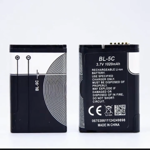 MOBILE PHONE BATTERY BL-5C 1020 mAh 3.7V 3.8WH MOBILE PHONE BATTERY