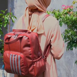 Zia Back pack Tas 2 in 1 bisa jinjing bisa backpack Bahan synthetic leather by Quinta tas ransel wanita tas kerja taS kantor tas travelling TAS RANSEL KERJA