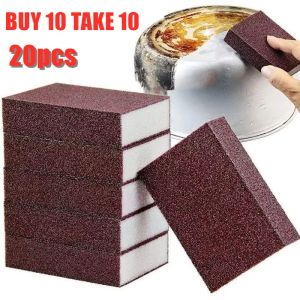 【BUY 10 TAKE10】20pcs Magic Sponge Rubbing Old Pot Renovation Kitchen Accessories Cleaning Artifact Rust Old Pot Renovation Nano Emery Magic Sponge Kitchen Nano Emery Magic Cleaner Rub Pot Except Rust Focal Stains Sponge Cleaning Accessories