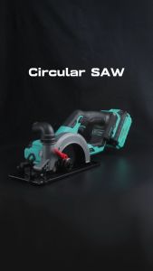 Gergaji Bundar Circular Saw Wireless Mesin Gergaji Kayu Cordless Free Baterai 48V - CircularSaw-6654