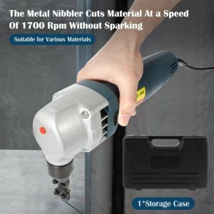 220V Electric Curve Cutter Sheet Metal Cutter Punching Cut Stainless Steel Sheet Metal Electric Punching Shear