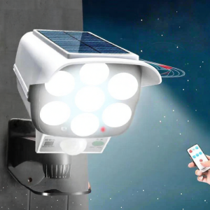 YUANMUXUAN | Solar Security Simulated Camera Outdoor Garden Light