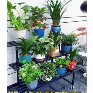 Lucky🐱ชั้นวางต้นไม้ดอกไม้อเนกประสงค์ ใช้งานได้หลากหลายทั้งในหรือนอกอาคาร เหล็กพ่นกันสนิม ทนแดดทนฝน รับน้ำหนักได้เยอะ