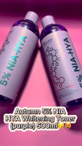 VR~Autumn 5% NIA – HYA Whitening Toner (purple) 500ml (AWNT 500ML)