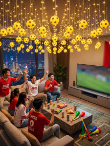 No Brand | Ambient Lighting Soccer LED String Lights
