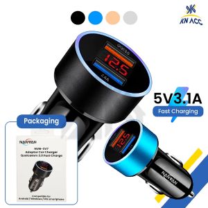 [KN ACC] NANVAN NVN-SV7 KEPALA / BATOK CHARGER MOBIL FAST CHARGING 2 USB