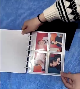 Photocard Binder File Stationery Storage Album Storage Postcard Celebrity Sleeve Collect Book