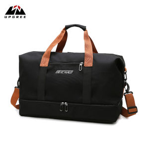 UPGREE กระเป๋าเดินทางกระเป๋าถือกระเป๋ากันน้ำ วีเคนเดอร์ ถุงแห้ง และเปียกกีฬาทางแยกถุงโยคะกระเป๋าเดินทางกระเป๋าเดินทางฟิตเนสกระเป๋ายิมสำหรับผู้ชายผู้หญิง