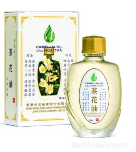 Dầu gió Hoa trà (nhượng quyền Hong Kong) Camellia Oil loại 3.5ml (02 chai) thơm quyến rũ thông mũi hỗ trợ hết say sóng tàu xe công thức cổ truyền| Lưu hương lâu diệt khuẩn|Thoa ngoài da khẩu trang|Dầu trắng|Dầu xanh|Ms:001