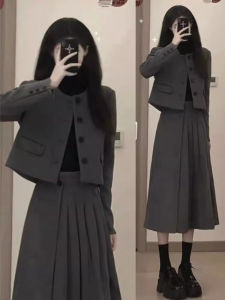 ZHENMANZI | High-Class Style Tweed Skirt