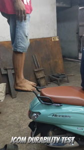 SUZUKI ACCESS 125 J.COM Top Box Bracket with Built-in Grab Bar