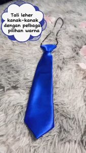 ABS Necktie Tali Leher Sekolah Rendah Elastic Neck Tie Child Kindergarten Adjustable BoysToddler Kids Fashion Uniform Accessories Suit Events Weddings