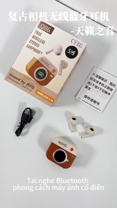 Tai Nghe Bluetooth Không Dây Q86 Âm Thanh Vòm Hộp Sạc Dung Lượng Lớn Thiết Kế Từ Tính