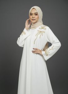 Gamis Foxa Anti UV - Abaya Catleya Untuk Lebaran