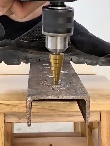 4Pcs HSS Steel Titanium Step Drill Bit Set 3-12/ 4-12/ 20/ 32mm Multi-size Metal Hole Cutter Wood Cone Core Drilling Hole Saw Tool