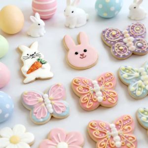 Bộ Khuôn Cắt Bánh Quy Bằng Thép Không Gỉ 5/12 Món Hình Thỏ Mùa Xuân Hoa Thân Thiện Với Môi Trường Chất Liệu An Toàn Thực Phẩm Dụng Cụ Làm Bánh Dễ Vệ Sinh Dùng Cho Việc Tự Làm Bánh Phục Sinh Tại Nhà