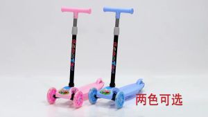 #Readystock Kid Children Foldable Scooter With LED Wheels Heigth Adjustable kids scooter kid scooter with helmet outdoor