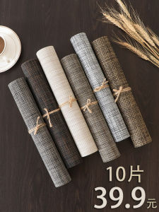 สไตล์นอร์ดิกขนาดเล็กทนความร้อนเสื่อรับประทานอาหาร Western อาหารเย็นชาม Pad ผ้าปูโต๊ะ Home Hotel ร้านอาหารใช้