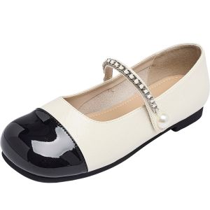 Daphne | French Style Square Toe Mary Jane Flats