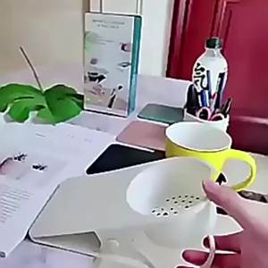 Giá Đỡ Cốc Nước Bằng Nhựa Sáng Tạo Giá Đỡ Cốc Bên Cạnh Bàn Cho Văn Phòng Đồ Dùng Để Bàn Văn Phòng Kẹp Lưu Trữ