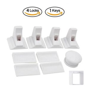 Magnetic Child Safety Lock Limiter Children Protection Baby Safety Lock Invisible Lock Kids Security Drawer Latch Cabinet Door