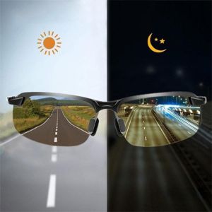 Brand New Polarized Light-changing Sunglasses Suitable for Daytime and Night Driving/Night Vision