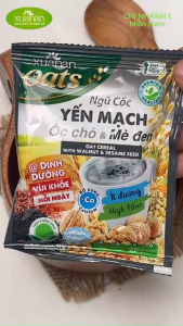 Ngũ cốc yến mạch Óc Chó Mè Đen Xuân An túi 400g