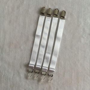 Metal Duckbill Clip Garter Belt Anti-Slip Stocking Holder Fixed Underwear Accessories Polyester Fabric One Size Fits All