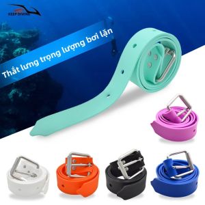 Đai Cân Bằng Silicon Có Thể Điều Chỉnh Dành Cho Lặn Tự Do Và Lặn Biển Với Khóa Bằng Thép Không Gỉ 316 Và Phụ Kiện Chịu Lực Bằng Khối Chì