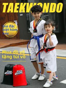 TIANQUAN | Bộ Đồ Tập Taekwondo Tay Ngắn Nhẹ Cho Trẻ Em Mùa Hè