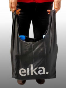 Large Capacity Nylon Shopping Bag Foldable Handheld Eco-friendly Waterproof Grocery Bag Durable for Household Storage Organization