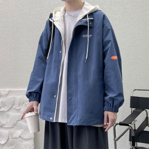 TUCANO | American Loose Fit Hooded Fake Two-Piece Jacket
