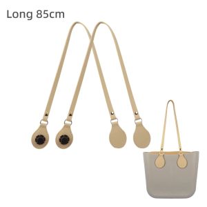 New Arrival Obag Long Handles pu Leather Flat PU Belt straps with Edge Painting for EVA O Bag Body