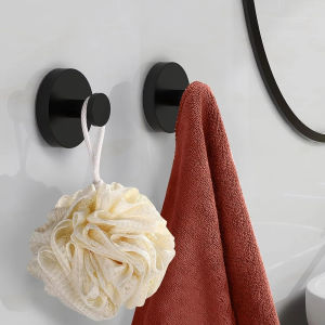 Stainless Steel Suction Hook Strong and Use Easily No Drilling Required Suitable for Home Bathroom Dormitory Kitchen Single Hook