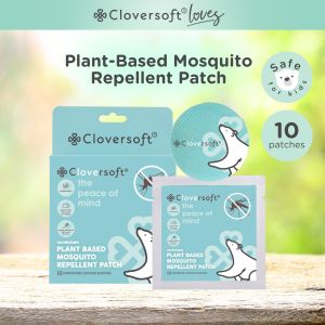 ❤️ Cloversoft Loves Mosquito Patch And Garden Insects Repellent Patch [10 Patches]