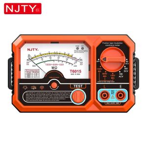 Máy Đo Điện Trở Cách Điện NJTY T6015 Máy Dò Điện Áp AC/DC 2000MΩ Máy Đo Điện Trở Có Thể Sạc Lại USB Để Kiểm Tra Điện