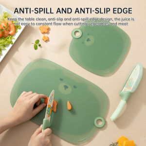 Hộ gia đình kháng khuẩn chống nấm mốc Bảng cắt dày cho Non-Slip cấp thực phẩm nhựa dụng cụ nấu ăn phụ kiện nhà bếp
