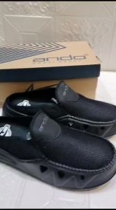 SEPATU ANDO V BELT PRIA DEWASA 39-43/SEPATU SELOP SLIP ON KARUNG ANDO