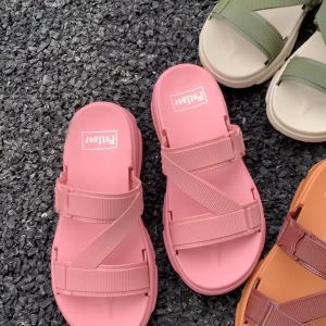 Falisar รองเท้าเเตะเเฟชั่นผู้หญิง แบบสวม รุ่น รองเท้าแตะ สลิปเปอร์ 2298