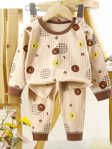 Bộ Đồ Lót Giữ Nhiệt Cotton Nguyên Chất Cho Trẻ Em Bộ Đồ Ngủ Mùa Thu Dành Cho Bé Trai Và Bé Gái Quần Lót Cotton Thoải Mái Cho Trẻ Em Từ 1-11 Tuổi