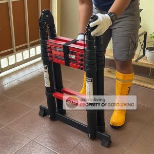 Kova Denza Tangga Lipat Double Alumunium Teleskopic Ladder Teleskopik