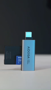 AIDOGA OT-541 Convertor UHS-1 Card Reader Type-C to SD TF Card USB3.0 Data Transfer OT-5411 Aidoga Convertor Adaptor