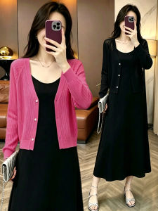 TIANQIANHUI | Elegant Lightweight Summer V-Neck Knit Cardigan