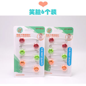 Stainless Steel Safety Pins for Babies And Pregnant Women Outdoors Kindergarten Large Size Pins Child Safety Pins Pack of 6