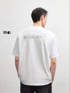 Jack Jones | Quick Drying Comfortable Loose Letter Print Mens Short Sleeve T-Shirt