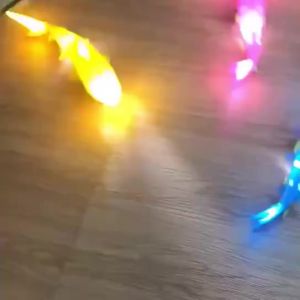 Night Market Stall Toy Supply Hot Sale Rope Crocodile Internet Celebrity Electric Luminous Animal with Music Running Rivers and Lakes