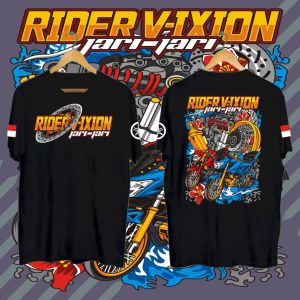 KAOS TSHIRT BAJU DISTRO YAMAHA RIDER VIXION JARI-JARI