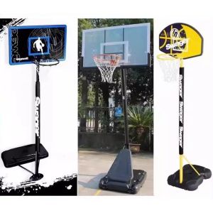 Adult Investment Basketball Hoop Children Basketball Stand Hand-Cranking Adjustable Movable Retractable Household Youth Kindergarten Basketball Stand
