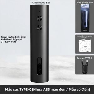 Dụng Cụ Mở Nắp Chai Rượu Vang Bằng Điện Tự Động Có Dao Cắt Giấy Bạc Nút Bấm Một Lần Nhấn Bằng Thép Không Gỉ Dụng Cụ Mở Nút Chai Cho Nhà Bếp Tại Nhà Quà Tặng Đám Cưới